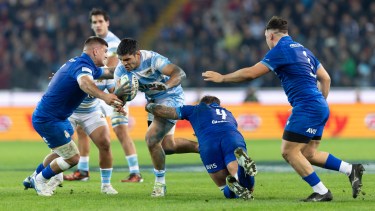 Los Pumas vencieron a Italia en el comienzo de la gira por Europa.