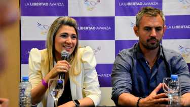 Nadia Márquez junto a Martín Menem, presidente de Diputados. Foto: Cecilia Maletti