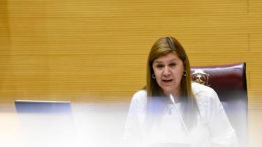 La vicegobernadora fue suspendida ayer de su cargo por la Legislatura. Foto Matías Subat.