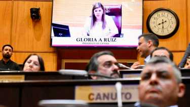 Gloria Ruiz fue suspendida por la Legislatura de Neuquén. (Matías Subat)