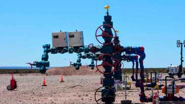 Los primeros pozos hechos con destino a Vaca Muerta en Río Negro ya arrojaron buenos resultados. Foto: Cecilia Maletti. 