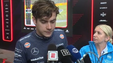 Franco Colapinto habló tras su choque en el Gran Premio de Brasil.