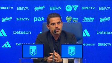 Fernando Gago habló en conferencia de prensa tras la victoria de Boca ante Unión.