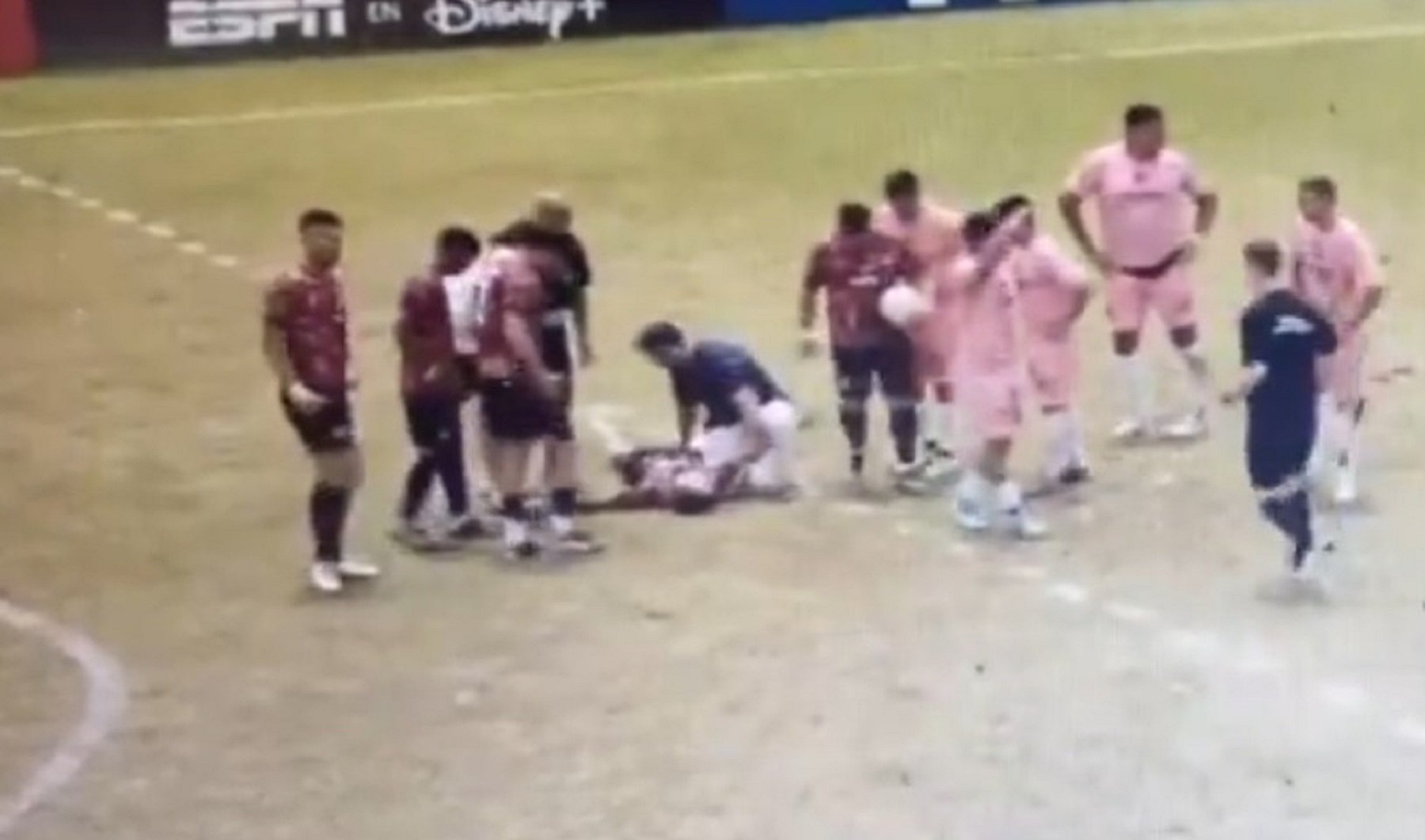 Un jugador quedó inconsciente durante un partido de la Copa Potrero.