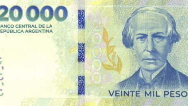 Este jueves comienzan a circular los nuevos billetes de $20.000. 