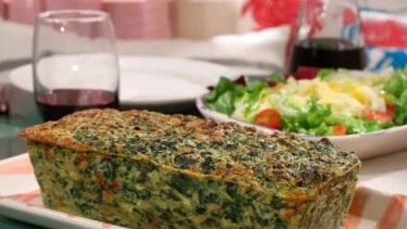 Cómo hacer este tremendo budín de espinaca. 