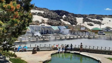 Las termas de Copahue son uno de los principales atractivos de Neuquén. Foto: gentileza.