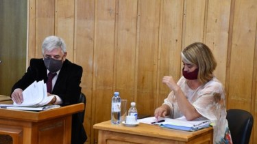 La exjueza Fontela durante el proceso que le llevó adelante el Consejo de la Magistratura. 