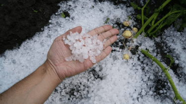 Granizo y tormentas en ocho provincias de Argentina. Foto: NA