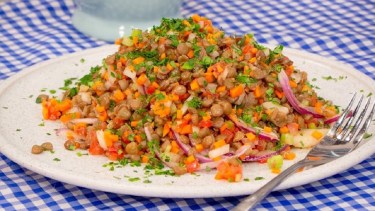 Ensalada de lentejas: un plato fresco y nutritivo a la hora de pensar en una comida