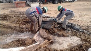 El servicio ofrecido era integral, provisión de las mantas y posterior recolección  (gentileza RW)