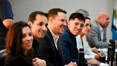 Claudio Domínguez (MPN) y Francisco Lépore (Avanzar) pidieron posponer la devolución. Foto: Matías Subat.