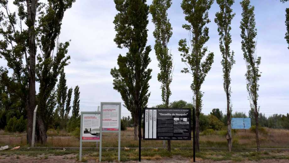 El Centro Clandestino fue señalado como Sitio de Memoria y debería estar en un Espacio de Memoria a cargo de la provincia (foto Matías Subat)