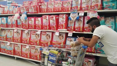 Oferta en pañales. Gentileza. 
FOTO:RODRIGO SAENZ/AGENCIAUNO