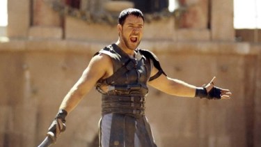 Gladiador con Russell Crowe. 