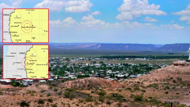 Se registraron dos sismos en Vaca Muerta este martes. 