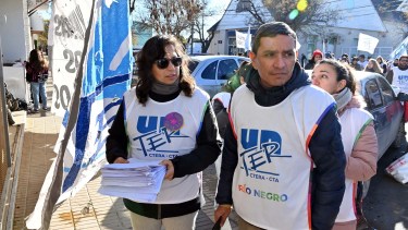Elizabeth Barrera, secretaria de la seccional Viedma de Unter. Foto: Marcelo Ochoa.