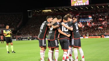 River se cruza con San Lorenzo por la Liga Profesional. Foto: FBaires.