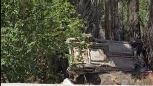 Vuelco en Ruta 7: una mujer herida y hubo demoras en el tránsito desde Neuquén a Centenario