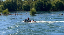 Imagen de Simulacro de rescate en una de las zonas más peligrosas del río en Neuquén