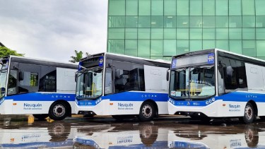 Nuevos colectivos en Neuquén. Foto: gentileza. 