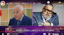 Imagen de Alberto Cormillot, visiblemente afectado, explicó cómo y por qué murió Jorge Lanata