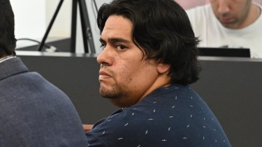 Horacio Manuel Fernando Espinoza admitió haber asesinado a sus vecinas, en Cipolletti. (foto Florencia Salto)