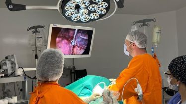 Primera cirugía de pulmón por videotoracoscopia en San Martín de los Andes. 