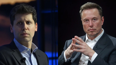 Sam Altman y Elon Musk. 