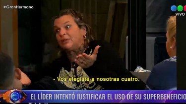 Pelea en Gran Hermano.-