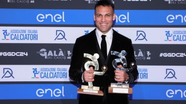 Lautaro Martínez es el quinto argentino en adjudicarse el galardón.