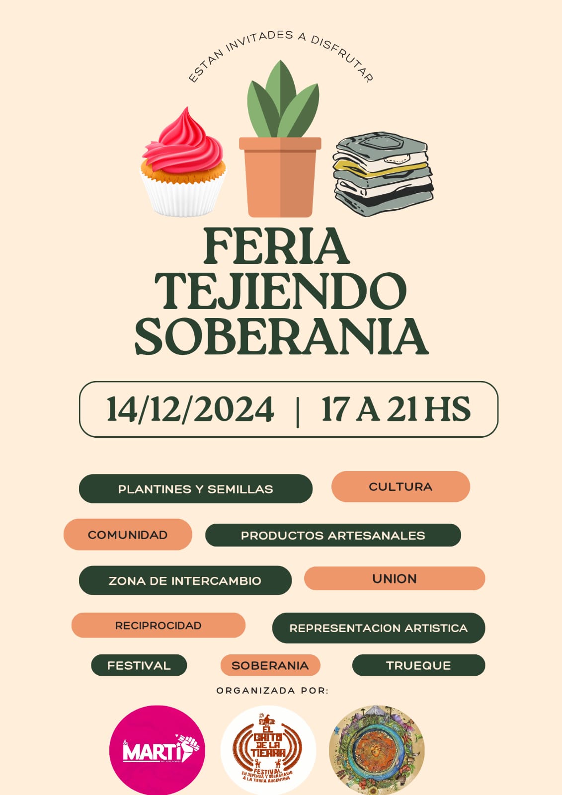 Feria Tejiendo soberanía y Festival El grito de la tierra