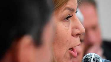 Gloria Ruiz, vicegobernadora de Neuquén, actualmente suspendida. Foto: Cecilia Maletti.