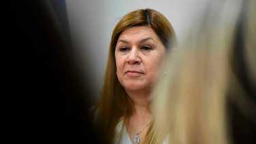 Gloria Ruiz fue destituida del cargo de vicegobernadora por la Legislatura. Foto: Cecilia Maletti.