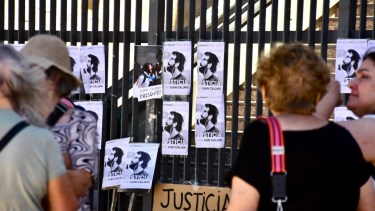 Se realizó una audiencia de control de las causas por el crimen de Juan Caliani. Foto: Mati Subat. 