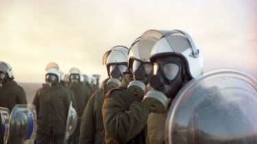 Pueblada de Cutral Có y Plaza Huincul 25 de junio de 1996. Foto: Jorge Ariza