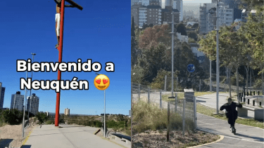 Brendan pasó por Neuquén Capital y lo mostró en sus redes sociales. 