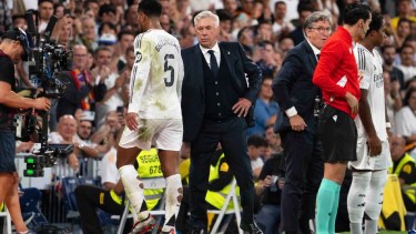 Carlo Ancelotti apuntó contra Augusto Batalla tras el empate del Real Madrid.