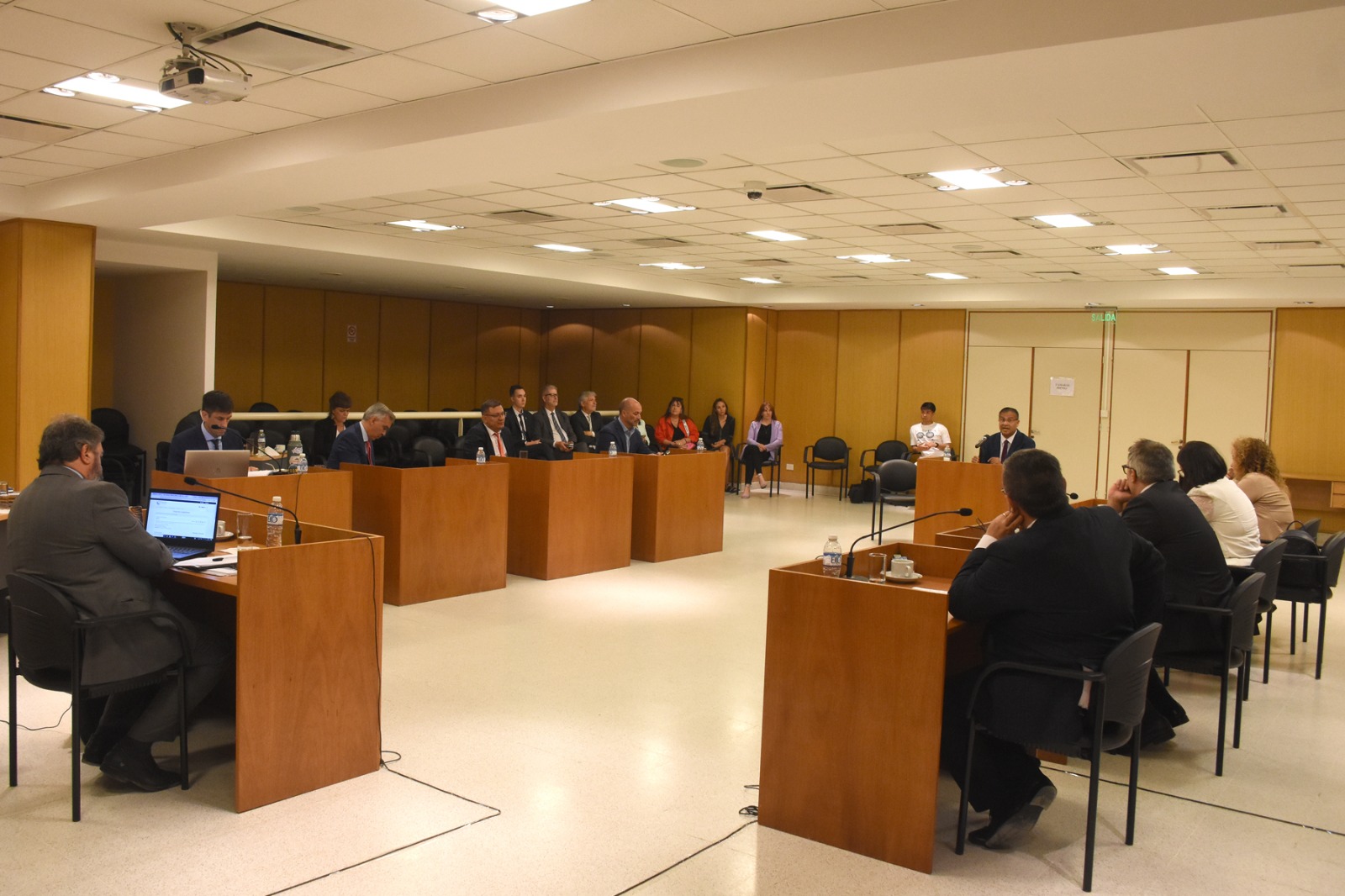 La última sesión del Consejo de la Magistratura en Roca. (Foto: Andrés Maripe).
