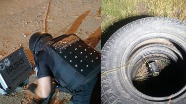 Operativo en Junín de los Andes. Foto: gentileza Policía. 