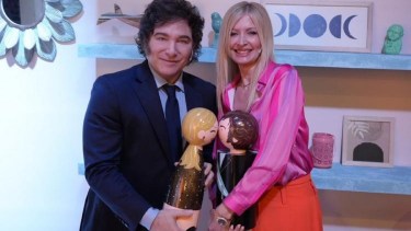 Javier Milei y Yuyito González.-