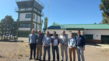 Se presentó hoy el proyecto para convocar a privados que quieran transformar el aeropuerto de Zapala (gentileza)