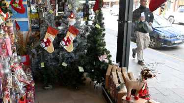 Armar el arbolito de Navidad. Foto: Alfredo Leiva. 