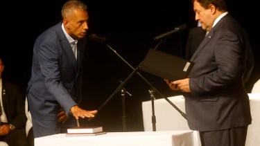 Banacloy es el ministro de Desarrollo Económico y Productivo de Río Negro. Foto: Pablo Leguizamon.