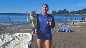 Mayte Puca brilló en el Desafío Binacional de Aguas Abiertas: «Fue un año de mucho esfuerzo y sacrificios»