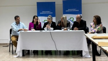 Campos encabezó las reuniones realizadas en Viedma. Foto: gentileza.
