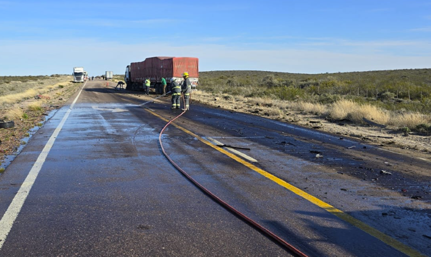 Dos muertos en un triple choque sobre la Ruta 3: las víctimas eran ...