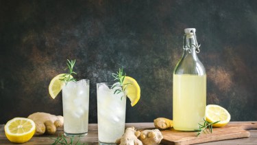 Tenés que probar esta refrescante limonada de menta y jengibre