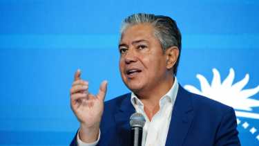 El anuncio lo hizo Figueroa durante el balance del primer año de gestión. Foto Cecilia Maletti.