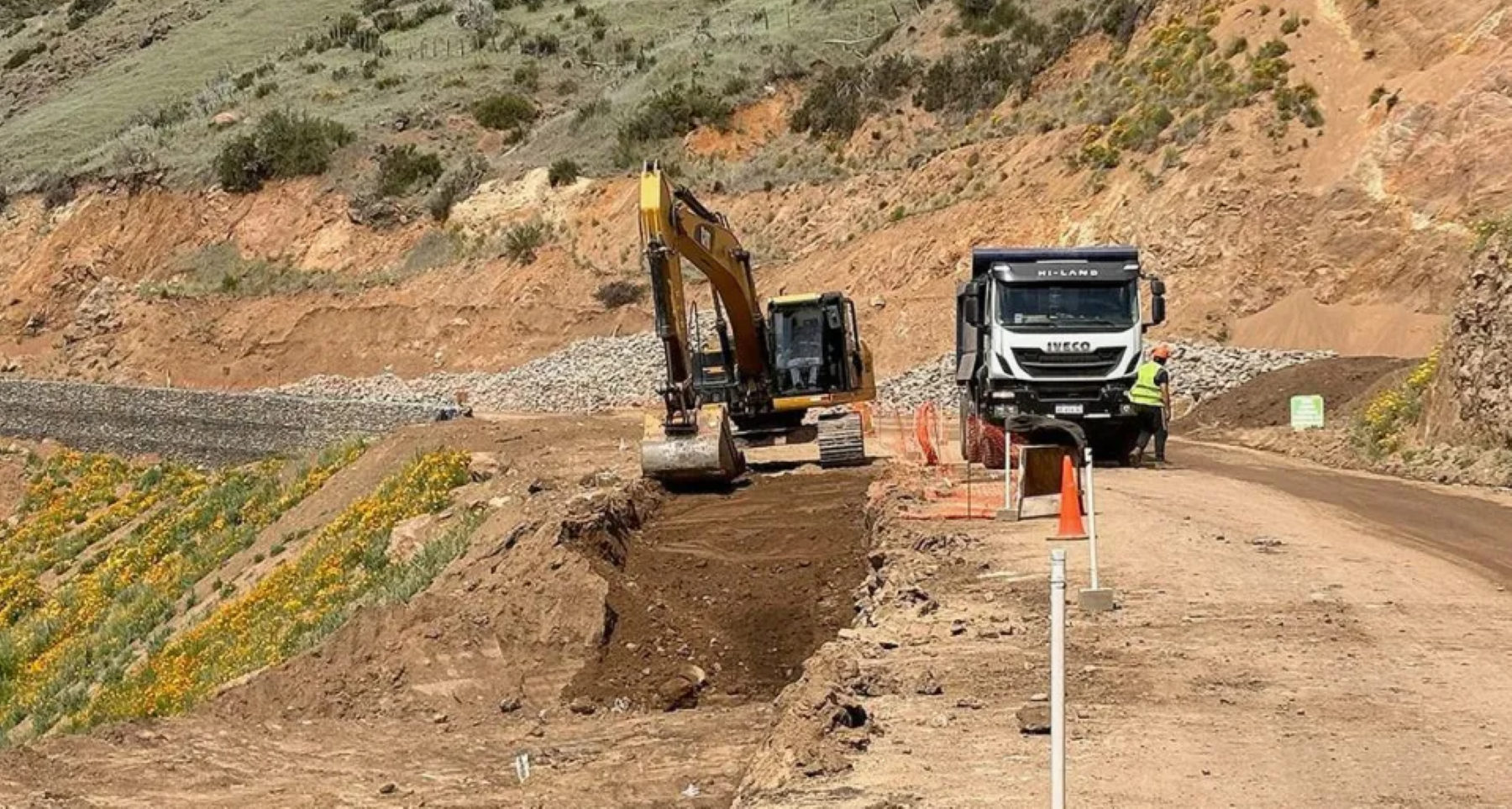 Ruta 23: cortes en la Cuesta del Rahue por una obra de asfalto - Diario ...